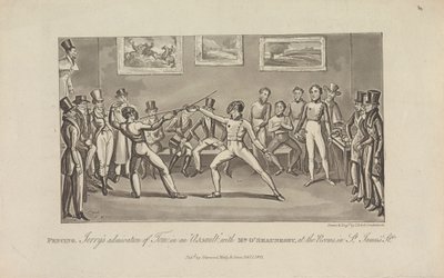 Esgrima de George Cruikshank