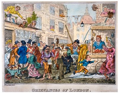 Quejas de Londres, 1812 de George Cruikshank