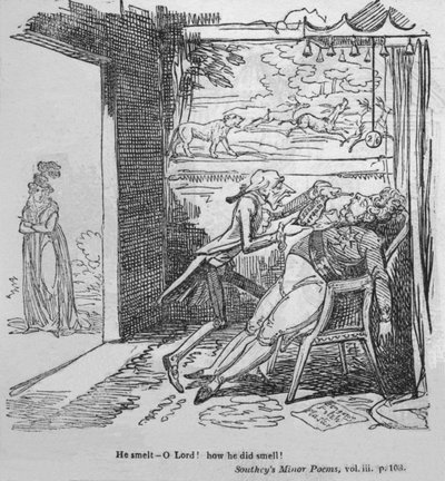 ¡Olía - Oh Señor! ¡Cómo olía!, c1820 de George Cruikshank