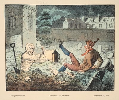 ¡Ay! Dice Dedal, pub. 1809 de George Cruikshank