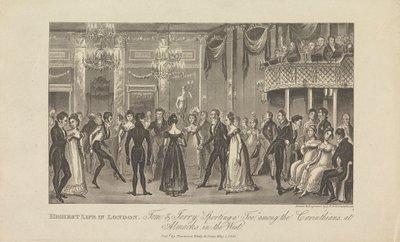 La vida más alta en Londres... de George Cruikshank
