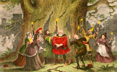 Empiezo a percibir que me están haciendo un asno de George Cruikshank