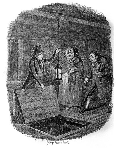 Ilustración para “Oliver Twist” de Charles Dickens, por George Cruikshank. de George Cruikshank