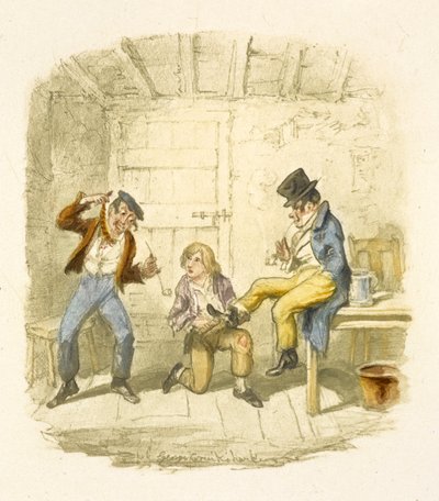 Ilustración para "Oliver Twist" de George Cruikshank