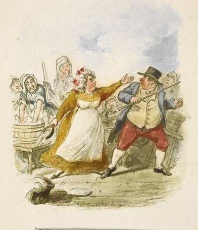 Ilustración para "Oliver Twist" de George Cruikshank