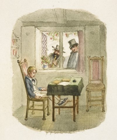 Ilustración para "Oliver Twist" de George Cruikshank