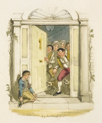 Ilustración para "Oliver Twist" de George Cruikshank
