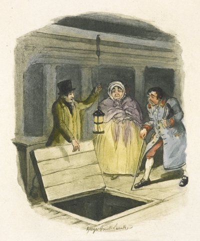 Ilustración para "Oliver Twist" de George Cruikshank
