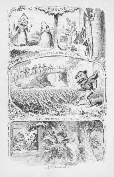 Ilustración para The Pentamerone de George Cruikshank de George Cruikshank