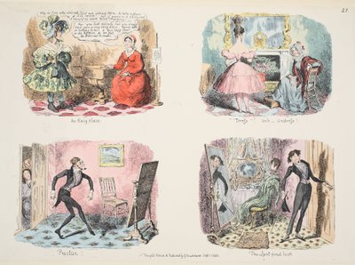 Ilustración de El arte completo del vestido o El camino a la elegancia y la moda, pub. 1832 de George Cruikshank