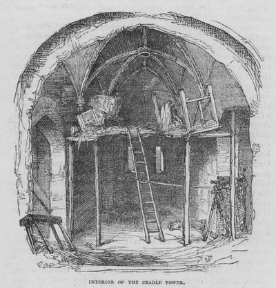 Interior de la Torre de la Cuna de George Cruikshank