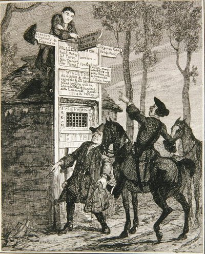 Jack escapa de la jaula en Willesden, ilustración de 
