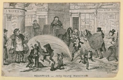 Jóvenes barqueros alegres de George Cruikshank