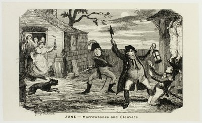 Junio - Marrowbones and Cleavers from George Cruikshank