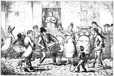 Les Savoyards, 1818 de George Cruikshank
