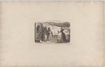 Buscando alojamiento de George Cruikshank