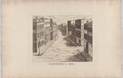 Manchester, en 1851 de George Cruikshank