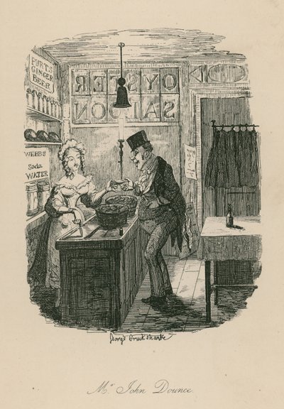 Sr. John Dounce, personaje de Sketches by Boz (Charles Dickens) de George Cruikshank