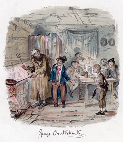 Oliver Twist, c1838 de George Cruikshank