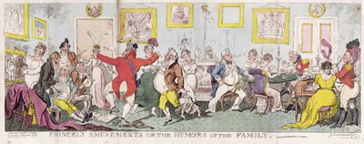 Diversiones principescas o Los humores de la familia de George Cruikshank