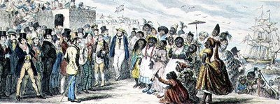 Efectos probables de la emigración femenina excesiva de George Cruikshank