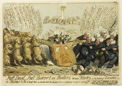 ¡Tira Diablo, tira Panadero! de George Cruikshank