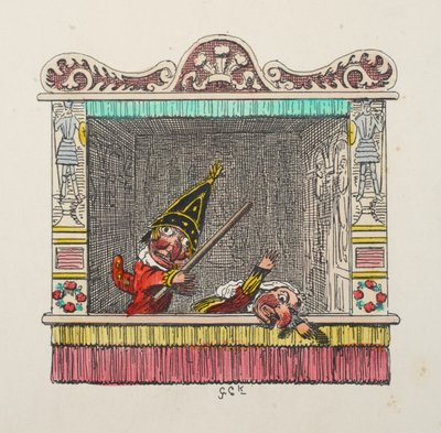 Punch y Judy de Punch y Judy pub. 1827 de George Cruikshank