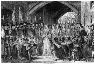 Entrada de la Reina Jane en la Torre de George Cruikshank