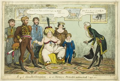 Condescendencia real de George Cruikshank