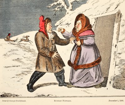 Bodas rusas de George Cruikshank
