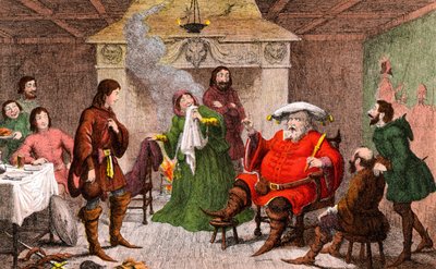 Escena de Henery IV escrita por Shakespeare (chomo) de George Cruikshank