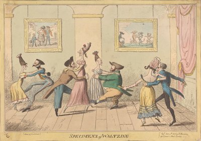 Ejemplares de vals de George Cruikshank