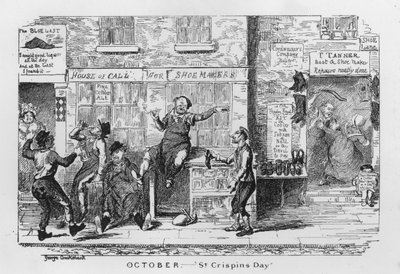 Día de San Crispín de George Cruikshank