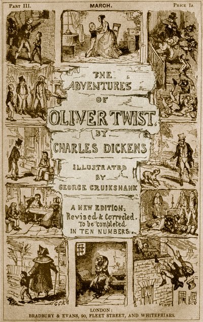 Las aventuras de Oliver de George Cruikshank