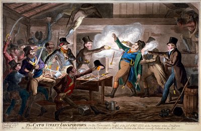 Los conspiradores de Cato Street de George Cruikshank
