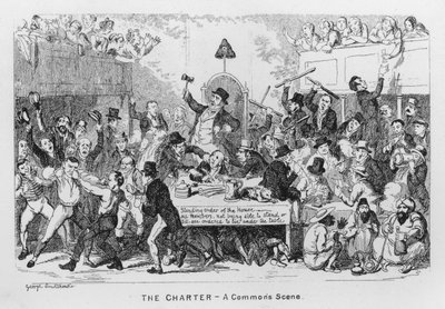 La Carta, Una Escena de los Comunes de George Cruikshank