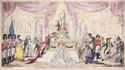 La Coronación de la Emperatriz de los Nairs de George Cruikshank