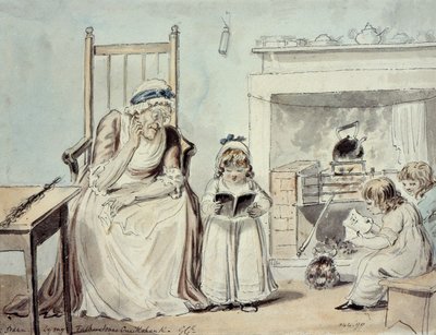 La Escuela de la Dama de George Cruikshank