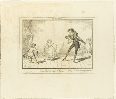 La lección de baile, Parte 2: El minué de George Cruikshank