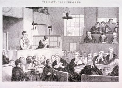 Los hijos del borracho, c1847 de George Cruikshank