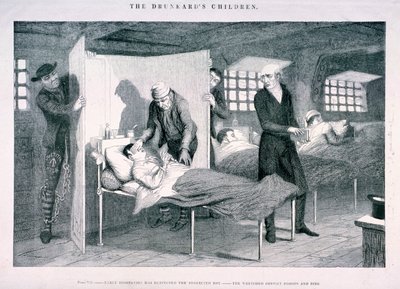Los hijos del borracho de George Cruikshank