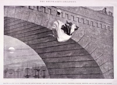 Los hijos del borracho, c. 1847 de George Cruikshank