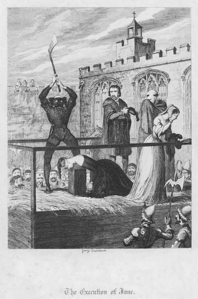 La ejecución de Jane de George Cruikshank