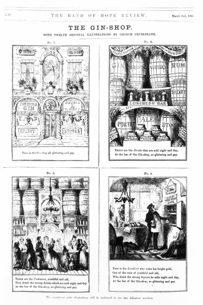 La tienda de ginebra, ilustración de 