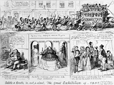 La Gran Exposición de 1851 en Hyde Park, Londres de George Cruikshank