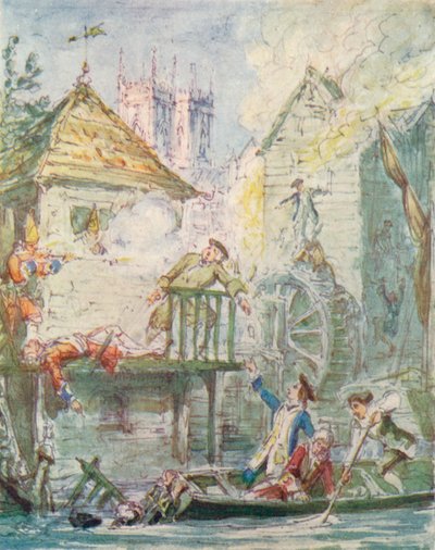 La hija del avaro: 1920, Dispersión del Club Jacobita, c. 1842, 1913 de George Cruikshank