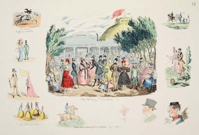 El Paseo Matutino, pub. 1833 de George Cruikshank
