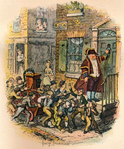 El Motor Parroquial, c1900 de George Cruikshank