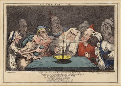 La luz real de la prisa de George Cruikshank