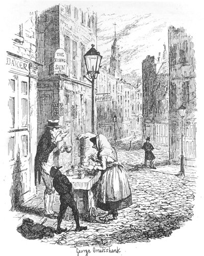 Las calles - Mañana, c1900 de George Cruikshank